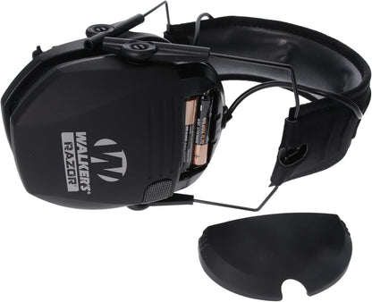 Razor Slim Ultra Low Profile Compact Design Adjustable Range Shooting Hunting Hearing Protection Electronic Earmuffs