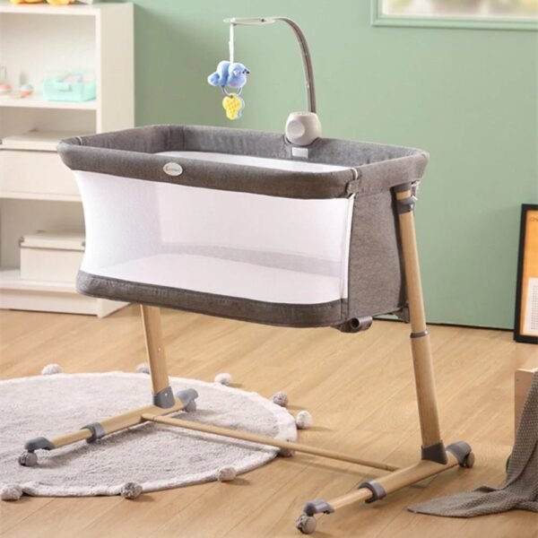 Vivelam Adjustable Bedside Baby Crib - Image 2